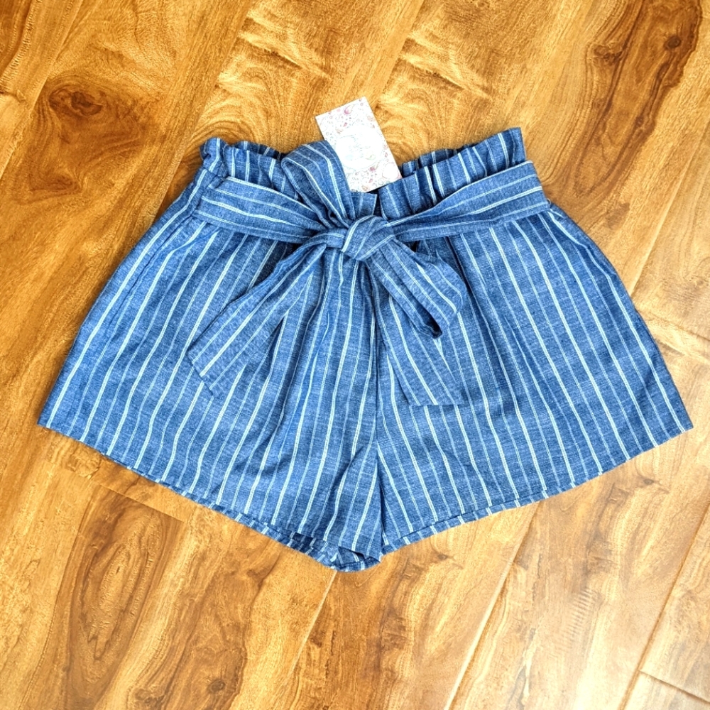 Love Tree Striped Shorts NWT